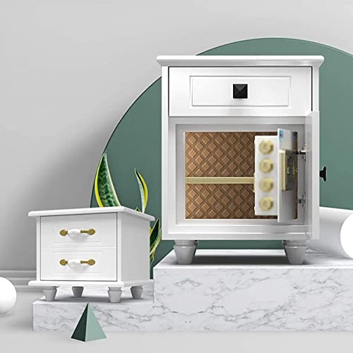 Jiaong Bedside Cabinet Safe,Smart Fingerprint Password Safes,Anti-Theft Hidden Safe,Double Alarm,for Home Office Hotel Business Jewelry Cash Use Storage Durable (Size : 45)