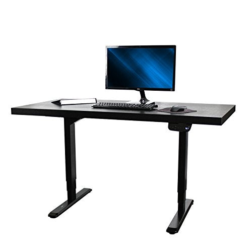 NavePoint Electric Height Adjustable Ergonomic Standing Desk Frame 2-Legs Workstation