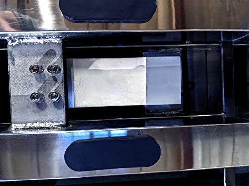 PEC Scales Recycling 304 Stainless Steel Bench Scale/Shipping Scale, NTEP Legal for Trade (12" x 12")