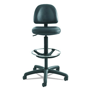 Safco Products 3406BL 3406BV Task Chair, Black Vinyl