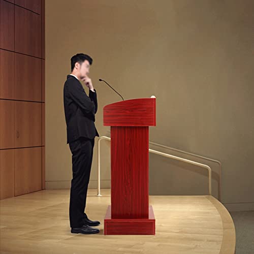 Wood Lectern Stand Up Desk for Church School Presentation