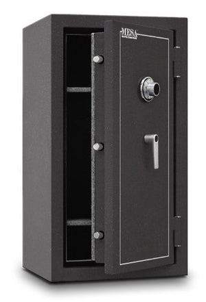 Mesa Safe MBF3820C All Steel Burglary and Fire Safe with Combination Lock, 6.4-Cubic Feet, Hammered Grey