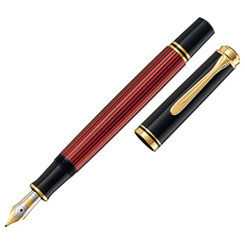 Pelikan Luxury Souveran M600 Fountain Pen - Black/Red