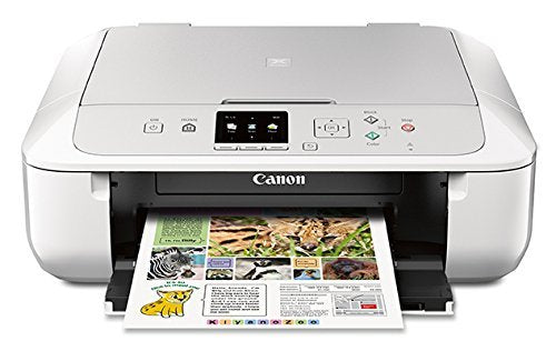 Canon MG5720 Wireless All-In-One Printer with Scanner and Copier: Mobile and Tablet Printing with Airprintcompatible, White