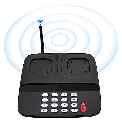 BILPIKOGoo Restaurant Pager System - Long Distance Pagers for Social Distancing (2624-3280ft)