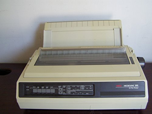 OKI MICROLINE 395 24 PIN Wide Format Dot Matrix Printer W/Test Prints