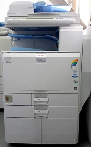 Ricoh Aficio MP C3501 Tabloid-Size Color Laser Multifunction Copier - 35 ppm, Copy, Print, Scan, 2 Trays, Stand