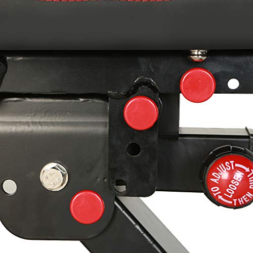 Fitness Reality 2000 Super Max XL High Capacity NO Gap Weight Bench with Detachable Leg Lock-Down