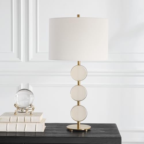 Uttermost Contemporary Style Table Lamp - 30202-1 Three Rings, 28.5" Tall, 14.5" Wide