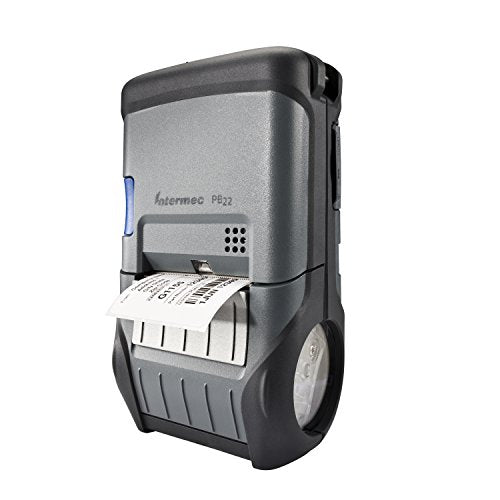 Intermec PB22A10004000 Series PB22 2" Rugged Mobile Direct Thermal Label-Receipt Printer, Bluetooth, RS232 Serial and USB, 203 dpi