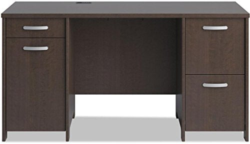 Bush Business Furniture Corner Module 72"W Left or Right Return Mocha Cherry Right Return