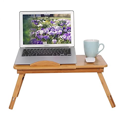 FXZMJN Adjustable Table Computer Desk Rack Shelf Dormitory Bed Lap Desk Portable Book Reading Tray Stand Table (Style : A)