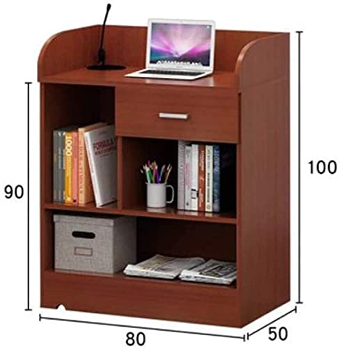 Lectern Podium Multi-Layer Board Presentation Teacher Podium White