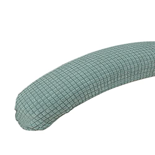 NOALED Removable Office Chair Armrest Covers, 2 Pieces, Washable Gaming Chair Protectors, Green