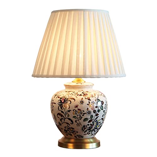 European Ceramic Dimmer LED Desk Lamp (Dimmable Switch, 55X38cm)