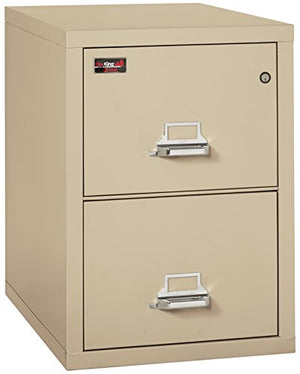 FireKing Fireproof 2 Hour Rated Vertical File Cabinet (2 Legal Sized Drawers, Waterproof)