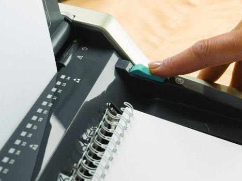 Fellowes Galaxy Electric Binding Machine for Large Offices - 34-Hole, 130 Sheet Wire Binder - Graphite