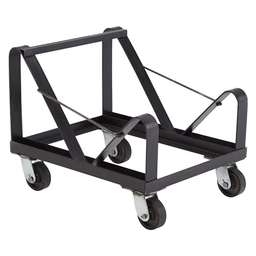 National Public Seating Chair Dolly for 40 8500 Series Chairs, Black
