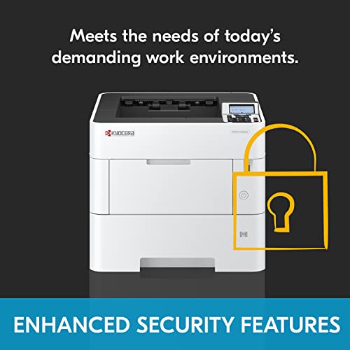 KYOCERA ECOSYS PA6000x Monochrome Laser Printer, 62 ppm, 600 x 600 dpi, Duplex, 600 Sheet Tray