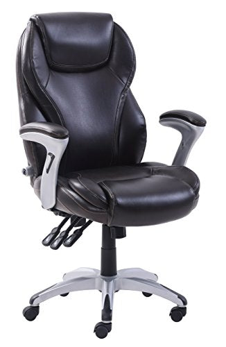 Serta CHR10054B Ergo Executive Office Chair, Dark Brown
