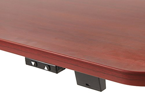 ApexDesk VT60NWC-S Vortex Series 60" 2-Button Electric Height Adjustable Sit to Stand Desk, New Cherry Top with Standard Controller