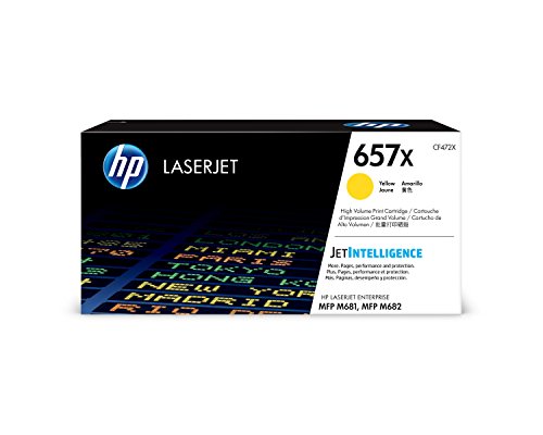 HP 657X (CF472X) Yellow High Yield Toner Cartridge for HP Color LaserJet Enterprise M681 M682