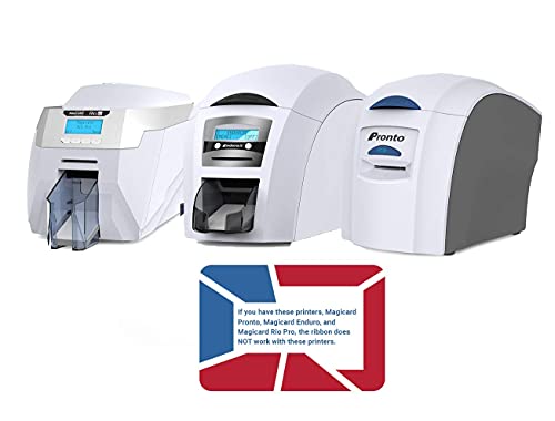 5 x Magicard 600 Printer MB300YMCKO Color Ribbon - YMCKO - 300 Prints with Bodno Software Demo Card