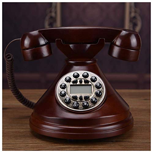 TEmkin Solid Wood Retro Antique Telephone - European/American Home/Office Landline Phone