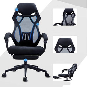 UsmAsk Ergonomic High-Back Swivel Mesh Office Chair with Footrest