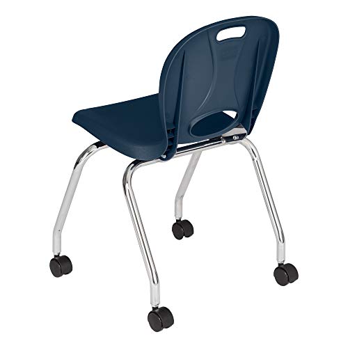Learniture Mobile Structure Series School Chair (Pack of 20) Navy