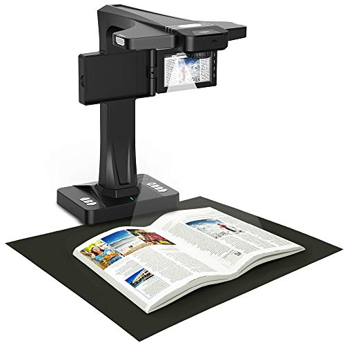 eloam Portable Document Scanner, 5-inch Screen, Support Offline Scan, Auto Flatten, Split & Deskew, Convert Images to Word/Excel/PDF, PC only, 1860TP