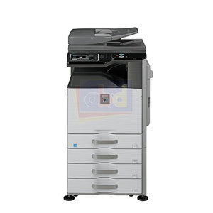Sharp MX-5141N Ledger/Tabloid-size Color Copier - 51ppm, Copy, Print, Scan, Network, Wi-Fi, USB, Keyboard, 4 Trays, Center Exit Tray, 100% Consumables