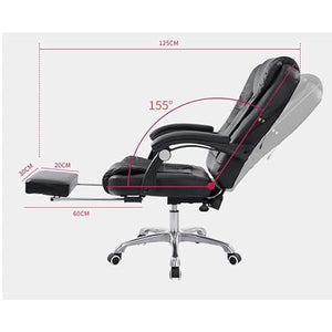 BALAMI Fabric Swivel Office Massage Chair - Family Computer Chair