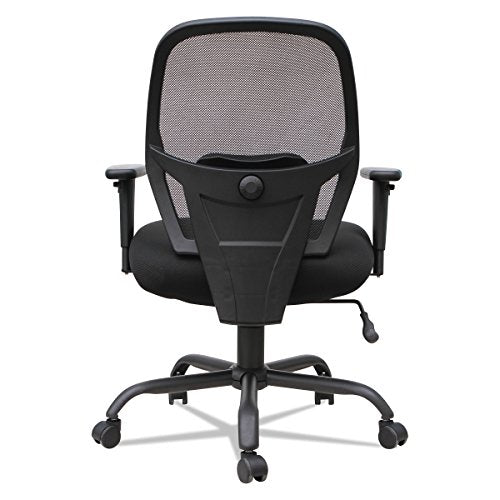 Alera ALEMX4517 Merix Series Mesh Big/Tall Mid-Back Swivel/Tilt Chair, Black