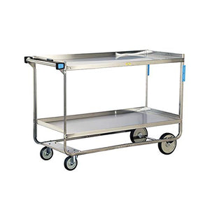 Lakeside Manufacturing 558 NSF Stainless Steel Utility Cart, 2 Shelves, 700 lb. Capacity