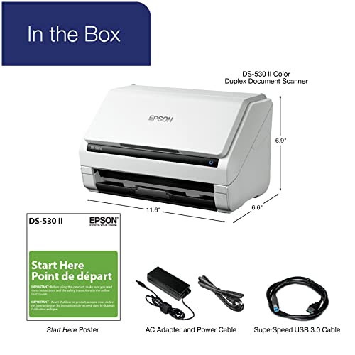 Epson DS-530 II Color Duplex Document Scanner with ADF