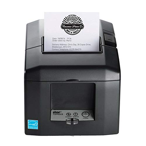 Star Micronics 39449772 Tsp654Iie3-24 Grey, Thermal, Auto Cutter, Ethernet, LAN, Ext Ps Included, Replaced 39449771
