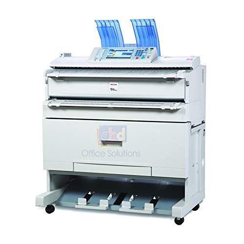Ricoh Aficio MP W3601 Monochrome Wide Format Scanner - 6.4cpm, A1, A0, 36 x 590, 600dpi, Very Low Meter Count