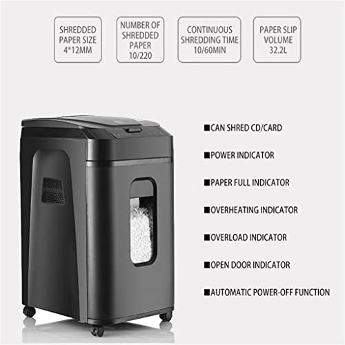 10mm Small Portable Electric Mini Shredder - Silent Household & Office