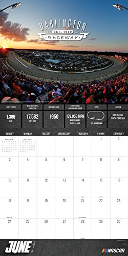 2018 Tracks of NASCAR Wall Calendar