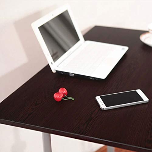 WAWJB Laptop Stand Rolling Cart, Foldable Portable Mobile Height Adjustable Standing Table
