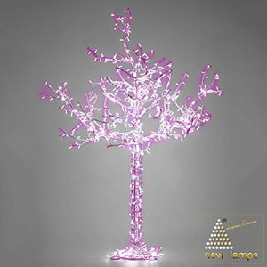 New Lamps Tree 2.5 meters 24V 50W LED pink with clear light flashing
