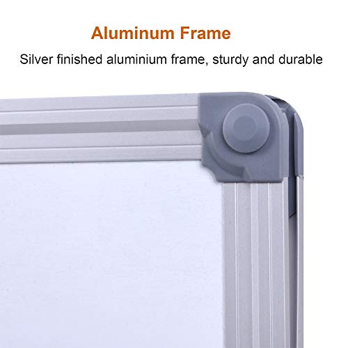 DexBoard Large 72 x 40-in Magnetic Dry Erase Board with Pen Tray| Wall-Mounted Aluminum Whiteboard Message Presentation Memo White Board for Office Home and School (72" x 40")