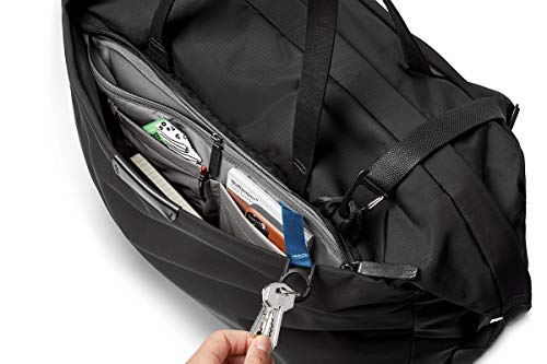 Bellroy Weekender (Duffle Travel Bag, Fits 13" Laptop, Internal Organization Pockets, Wide Mouth Opening) - Black
