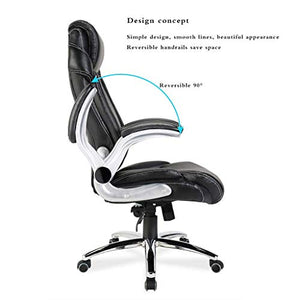 CLoxks Executive Office Chair - High-Grade PU Leather, Adjustable Height, Ergonomic Design