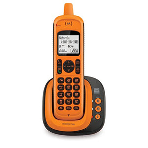 Motorola XT801 DECT 6.0 Rugged Waterproof Cordless Phone with Bluetooth Connect to Cell, Amber, 1 Handset