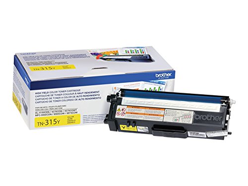 Brother TN315K, TN315C, TN315M, TN315Y High Yield Black, Cyan, Magenta and Yellow Toner Cartridge Set