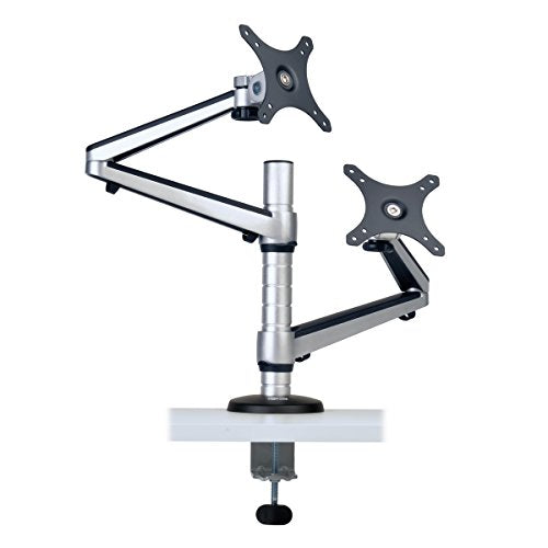 TRIPP LITE DDR1327DCS Dual Display LCD Desk Mount Arm Swivel Tilt for 13-27 Inches Flat Panel