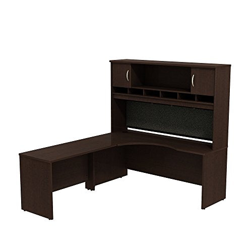 Series C 72W Left Hand Corner L Desk with 72W 2-Door Hutch