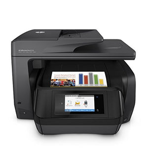 HP OfficeJet Pro 8720 All-in-One Wireless Printer with Mobile Printing, HP Instant Ink & Amazon Dash Replenishment ready - Black (M9L74A) (Renewed)